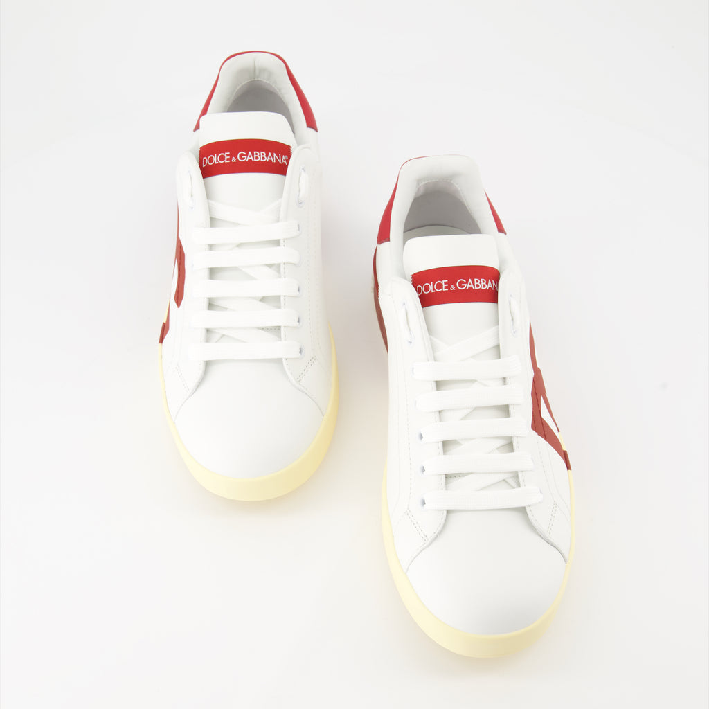 Baskets Baskets Portofino DG Dolce & Gabbana Blanc Homme