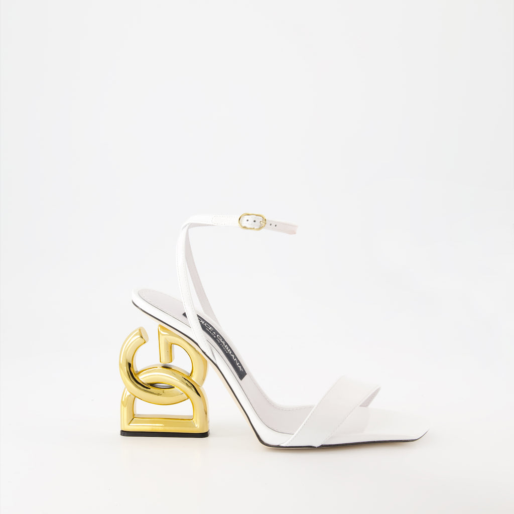 Scarpe aperte Sandales 3.5 Dolce & Gabbana Bianco Femme