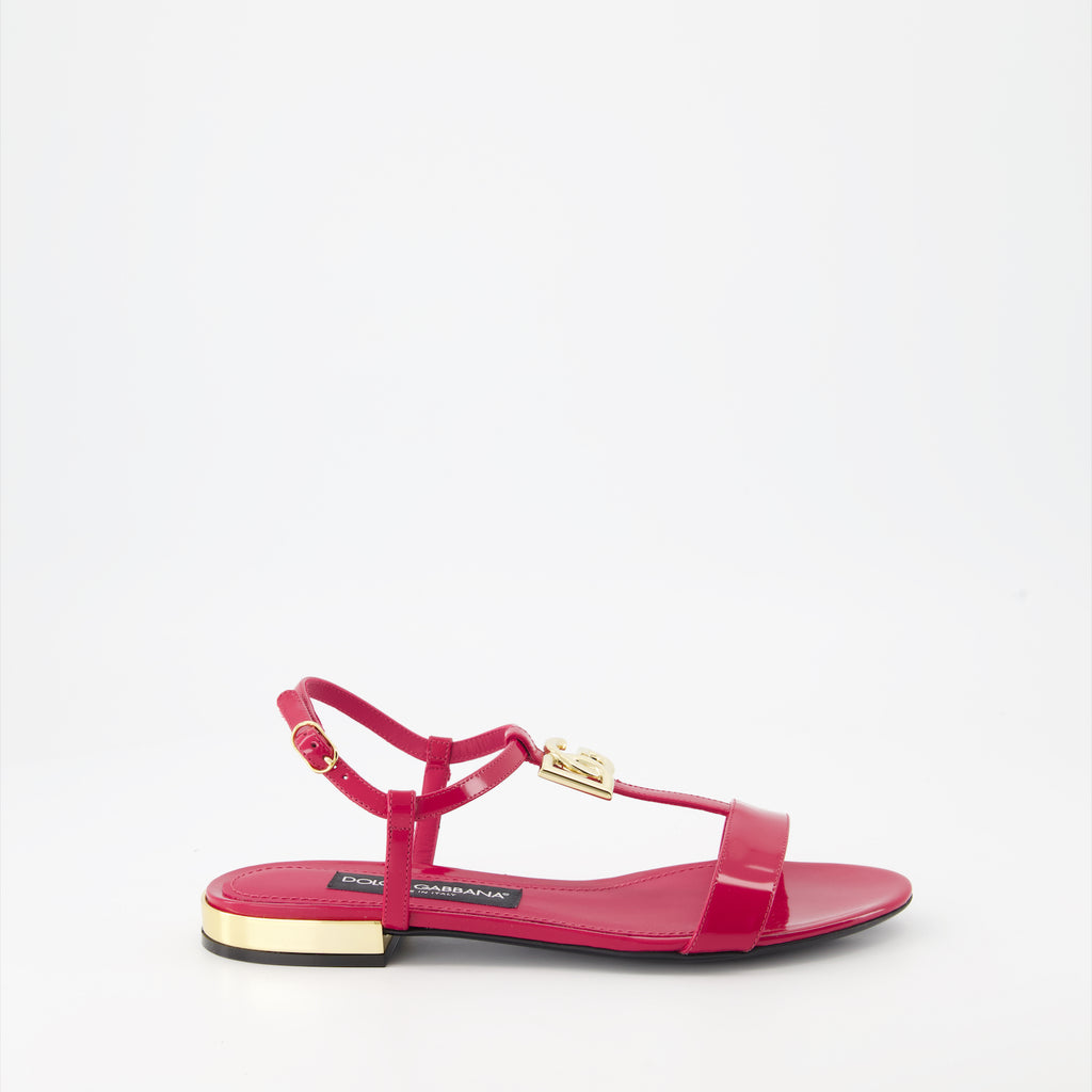 Scarpe aperte Sandales DG en cuir Dolce & Gabbana Rosa Femme