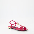Scarpe aperte Sandales DG en cuir Dolce & Gabbana Rosa Femme