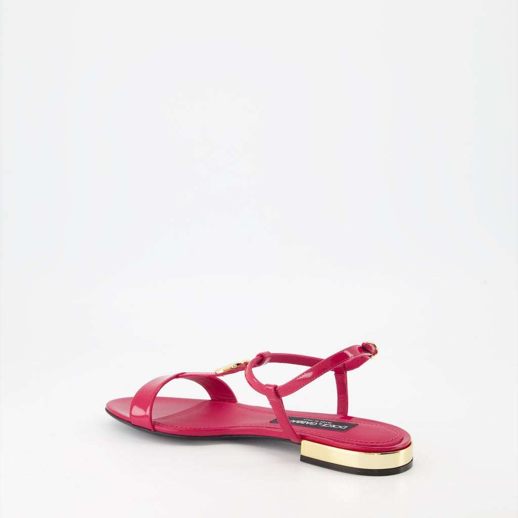 Scarpe aperte Sandales DG en cuir Dolce & Gabbana Rosa Femme