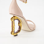 Offene schuhe Sandales à talon DG Baroque Dolce & Gabbana Beige Femme