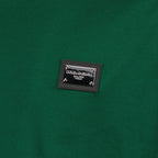 Camisetas T-shirt à logo plaque Dolce & Gabbana Verde Homme