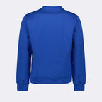 Felpe Sweatshirt à logo plaque Dolce & Gabbana Blu Homme