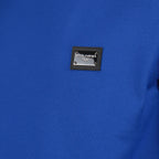 Felpe Sweatshirt à logo plaque Dolce & Gabbana Blu Homme