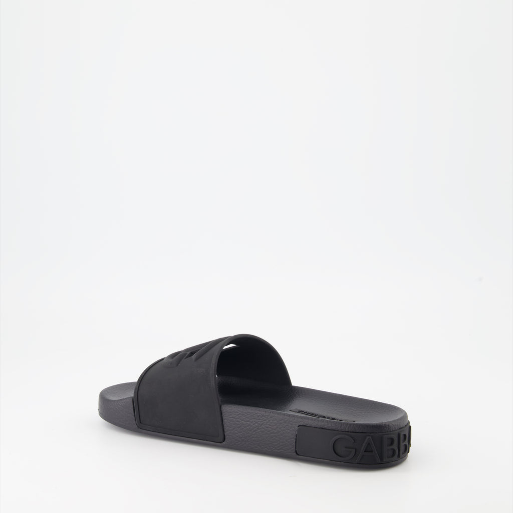 Zapatos abiertos Claquettes DG Dolce & Gabbana Negro Femme