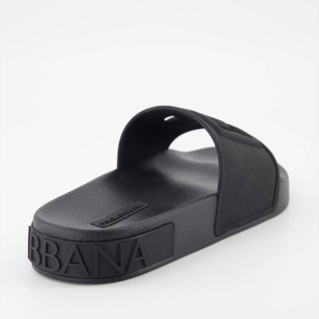 Zapatos abiertos Claquettes DG Dolce & Gabbana Negro Femme