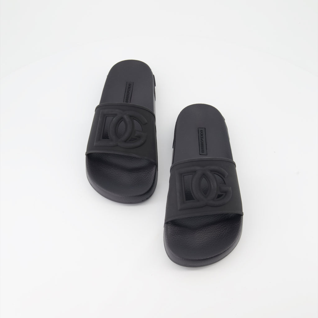 Zapatos abiertos Claquettes DG Dolce & Gabbana Negro Femme