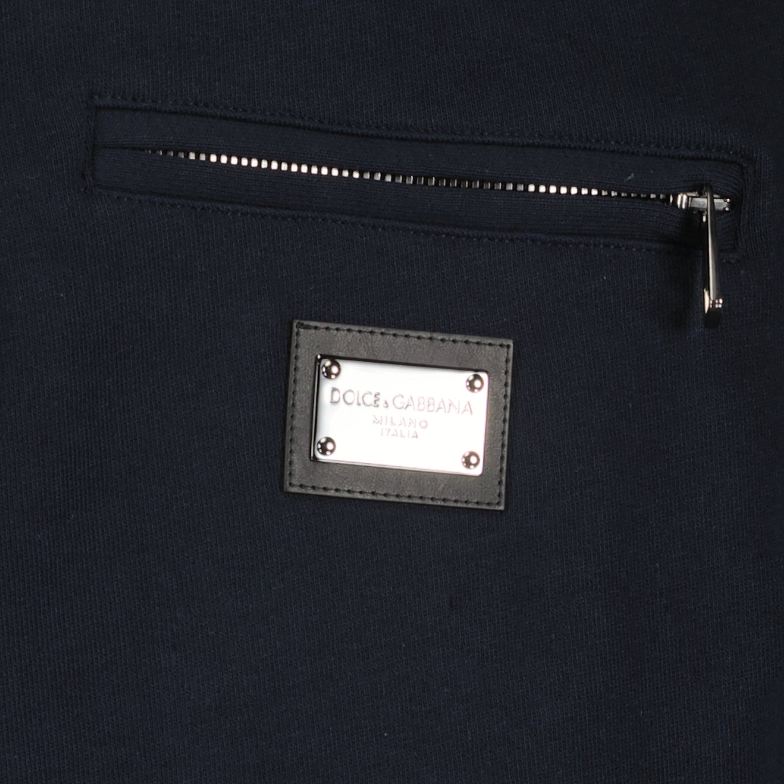 Pants Logo plaque jogging pants Dolce & Gabbana Blue Man