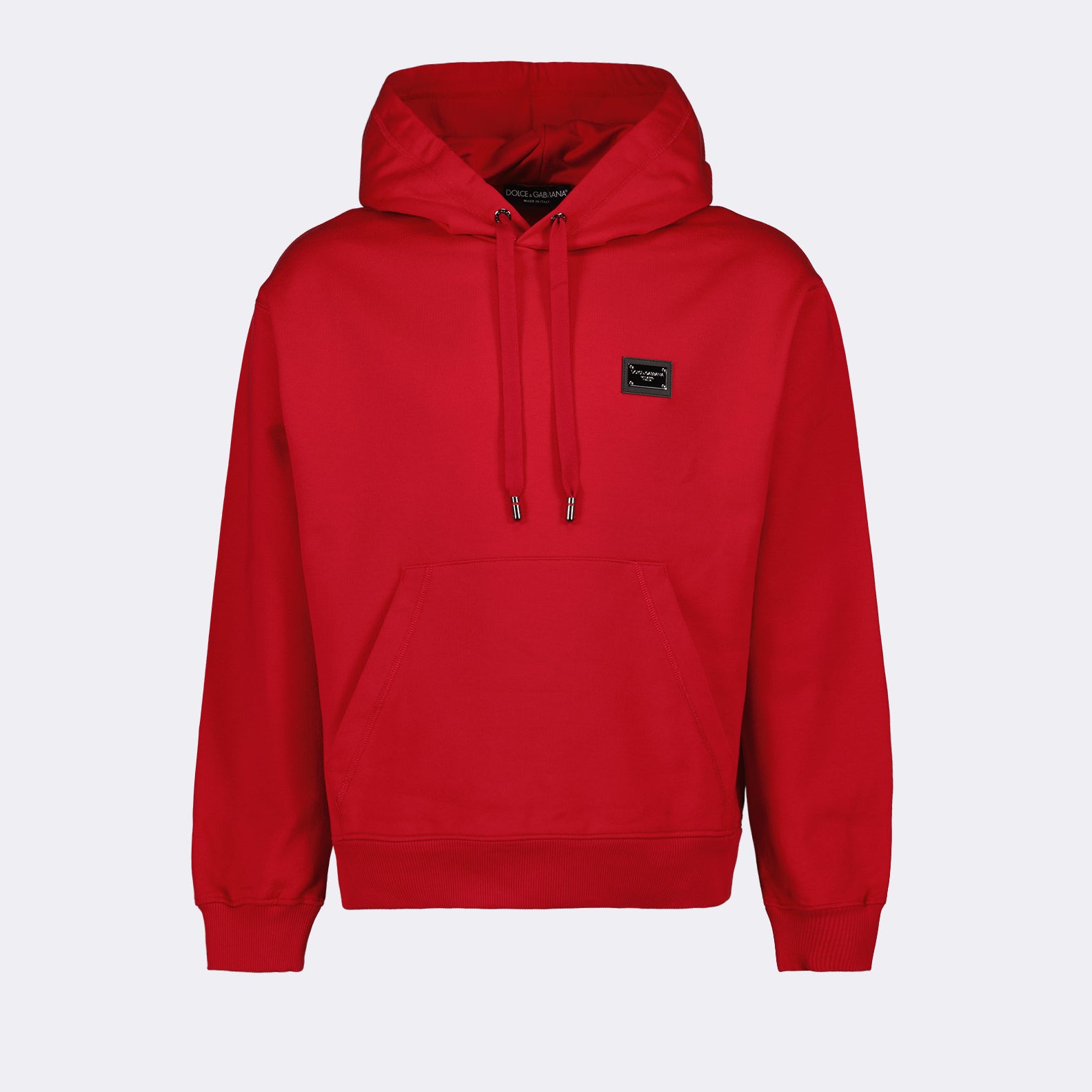 Plaque logo hoodie