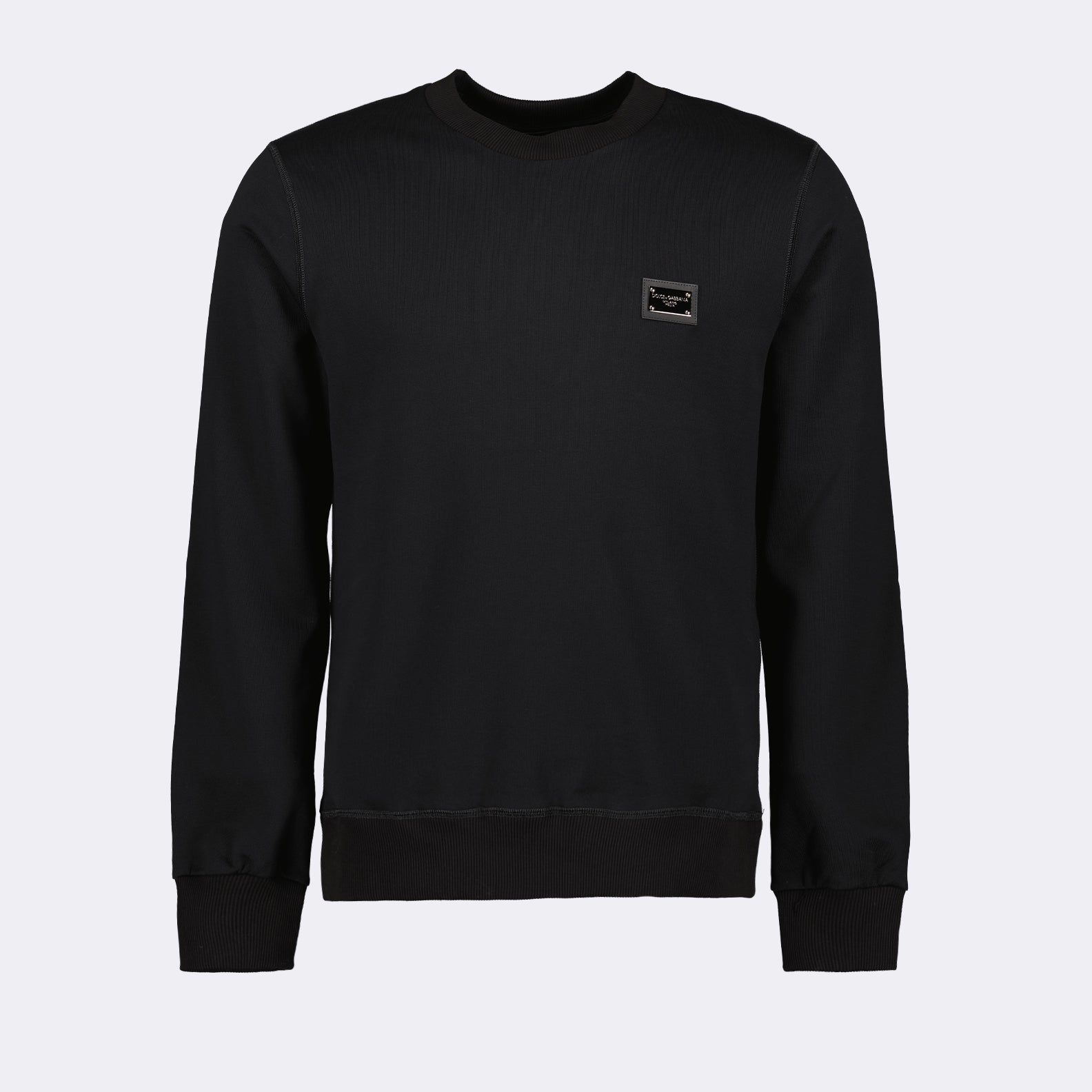Sweatshirt à logo plaque