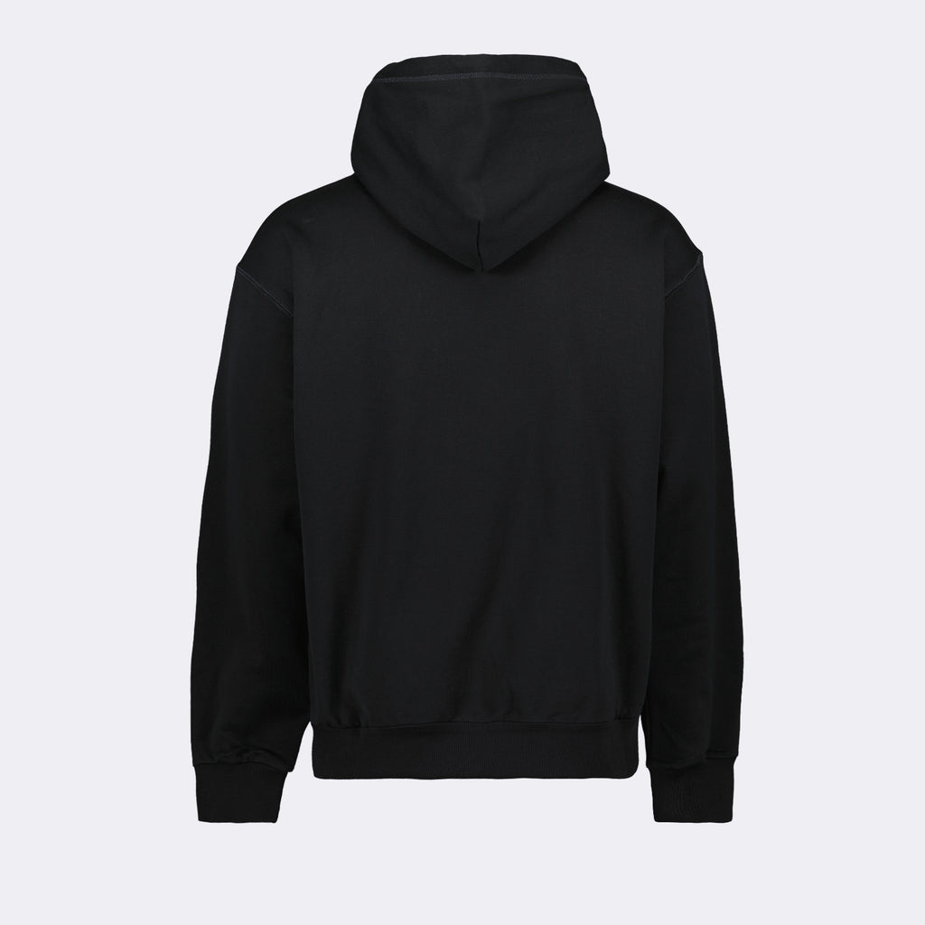 스웨트셔츠 Sweat à capuche à logo plaque Dolce & Gabbana 검은색 Homme