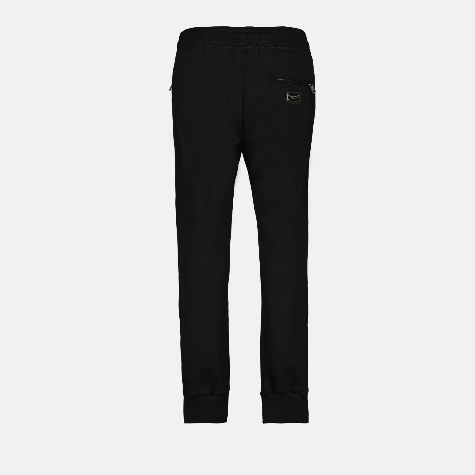 Pants Logo plaque jogging pants Dolce & Gabbana Black Man