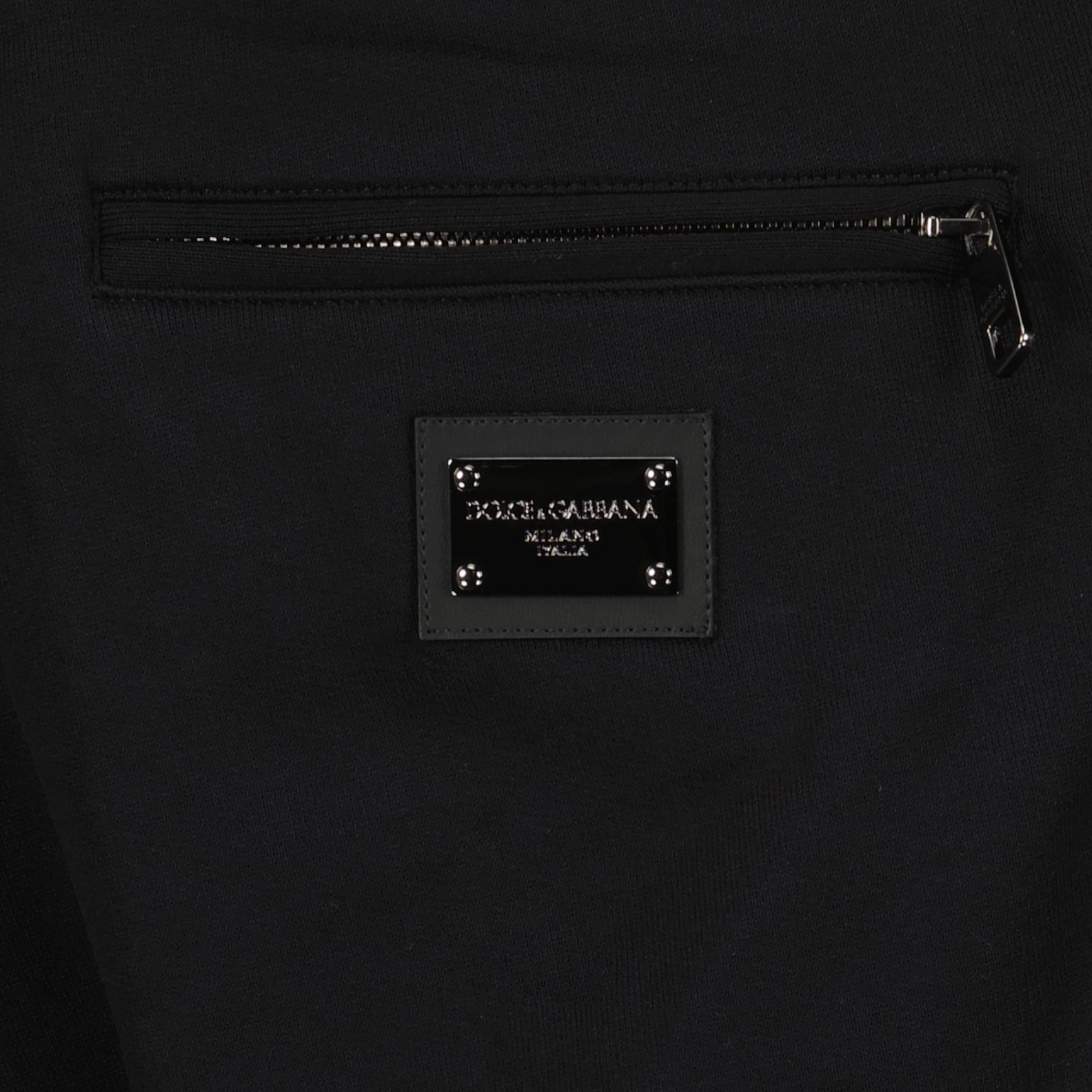Pants Logo plaque jogging pants Dolce & Gabbana Black Man
