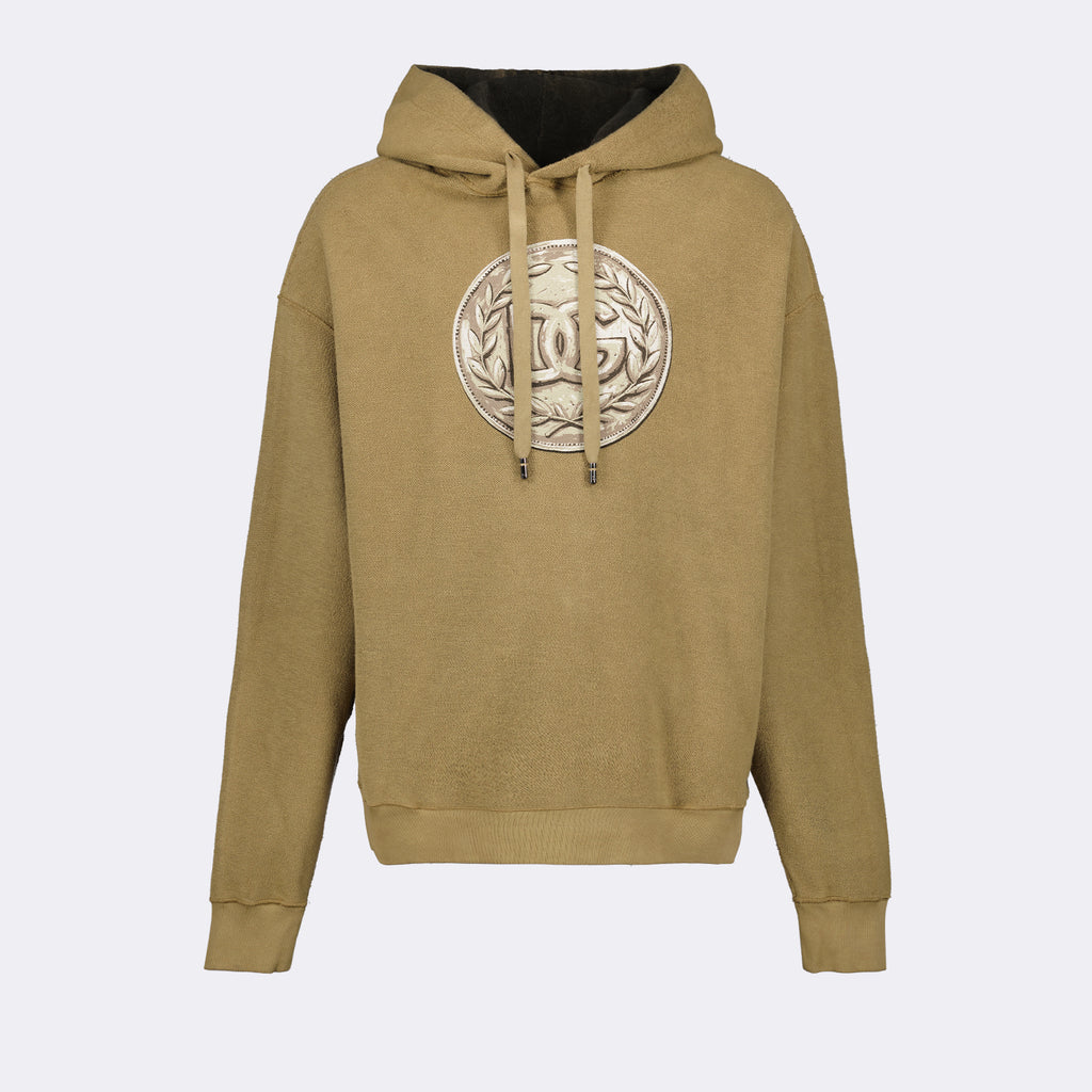 Sweatshirts DG Hoodie Dolce & Gabbana Beige Man