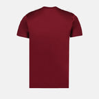 T-Shirts T-shirt à logo plaque Dolce & Gabbana Bordeaux Homme