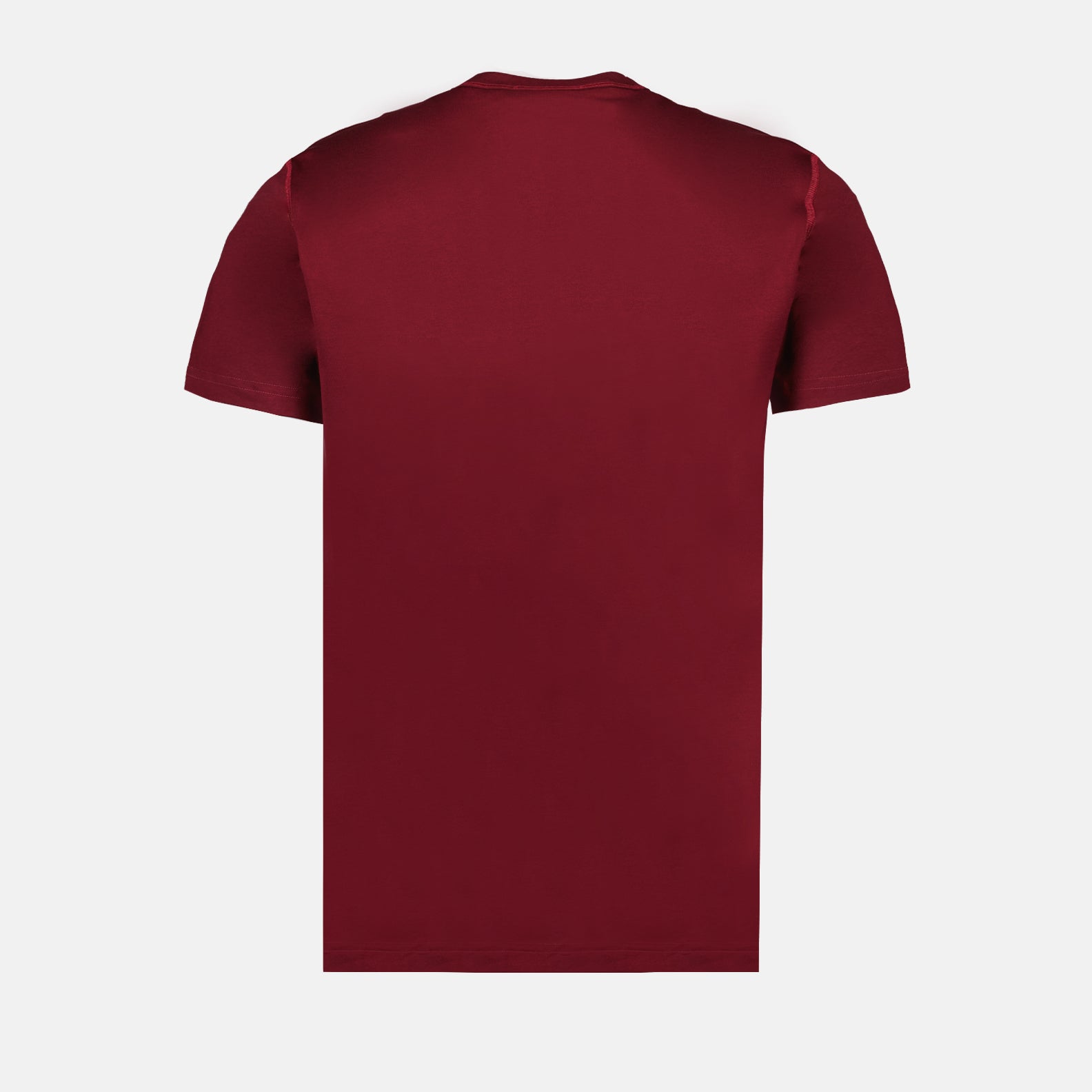 T-Shirts T-shirt à logo plaque Dolce & Gabbana Bordeaux Homme