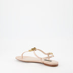 Offene schuhe Sandales Devotion en nappa Dolce & Gabbana Beige Femme