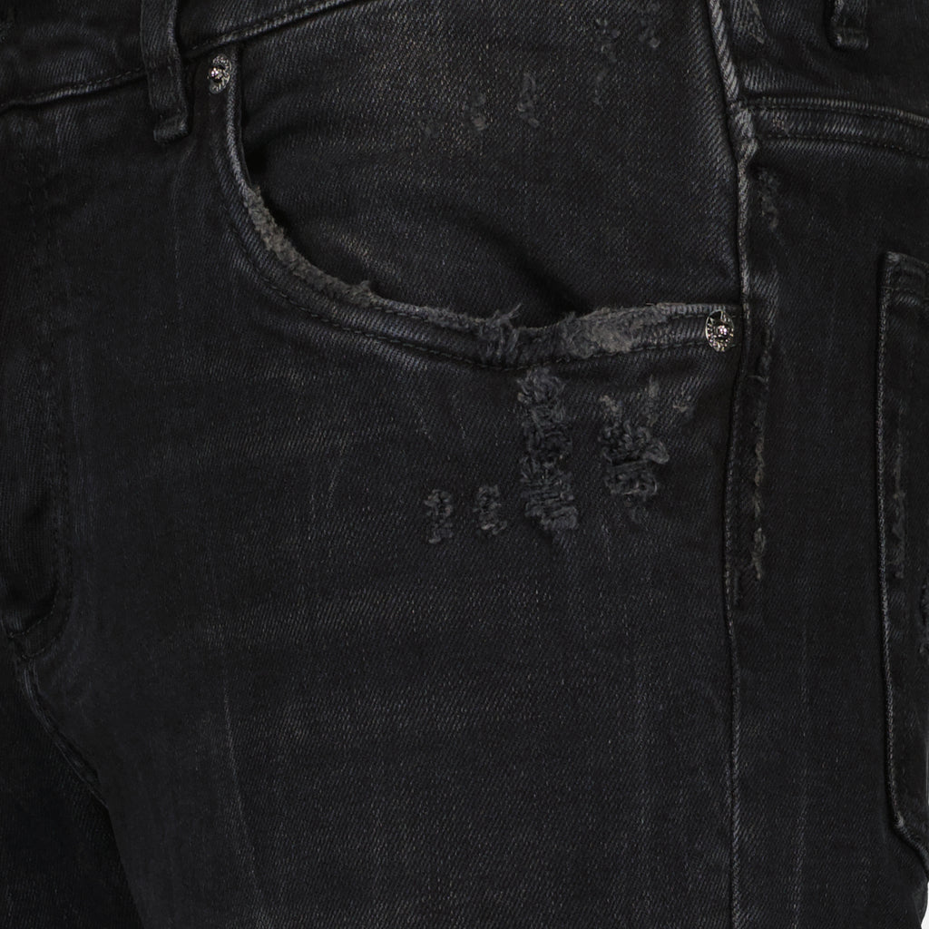 Pantalons Jean à effet usé Dolce & Gabbana Noir Homme