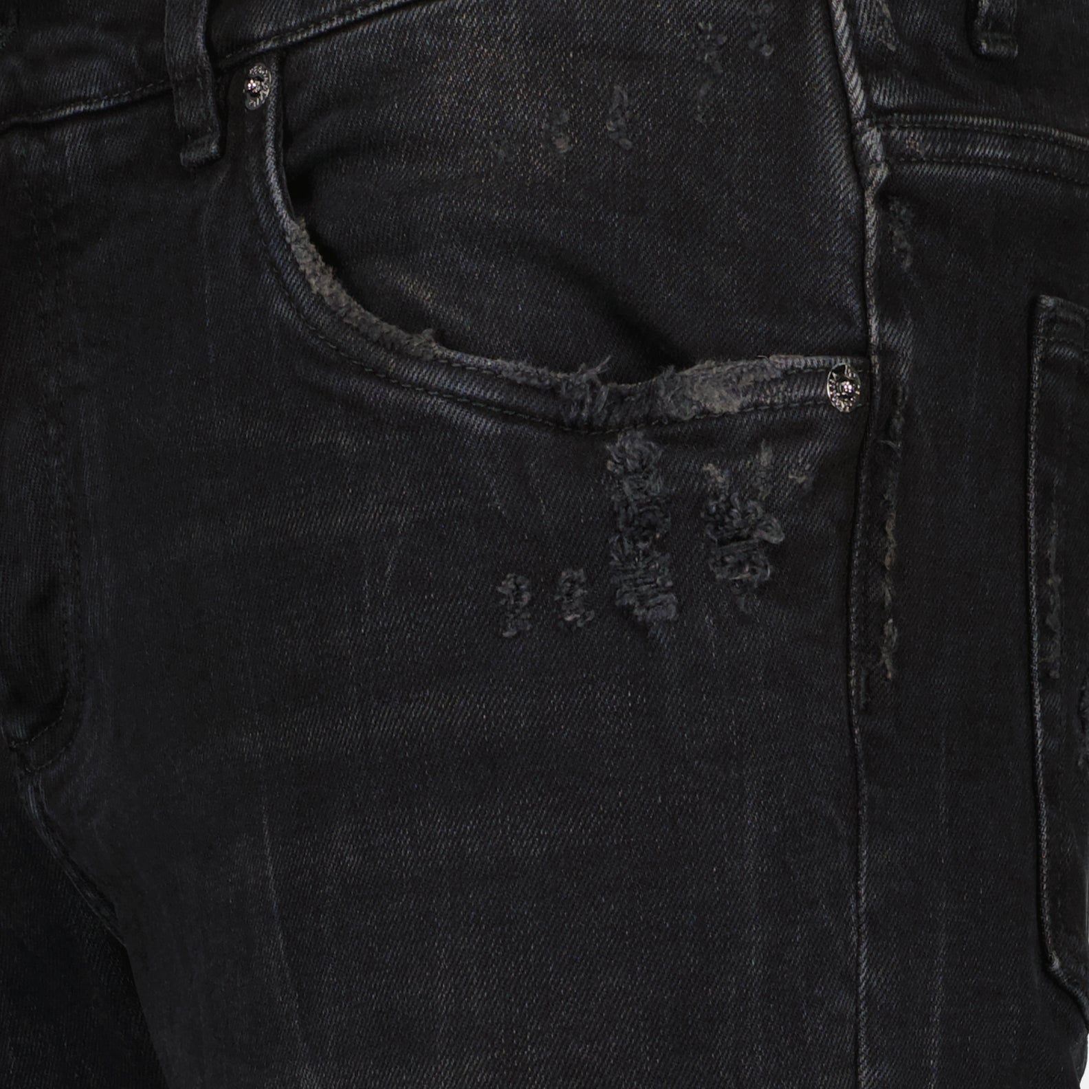 Pantalons Jean à effet usé Dolce & Gabbana Noir Homme