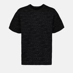 T-Shirts T-shirt monogrammé Dolce & Gabbana Schwarz Homme
