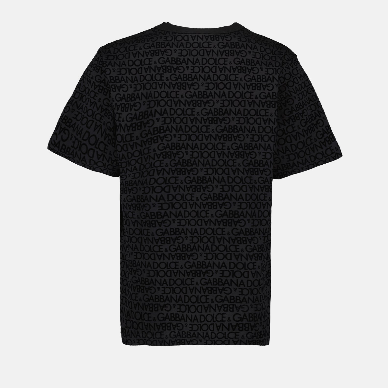 T-Shirts T-shirt monogrammé Dolce & Gabbana Schwarz Homme