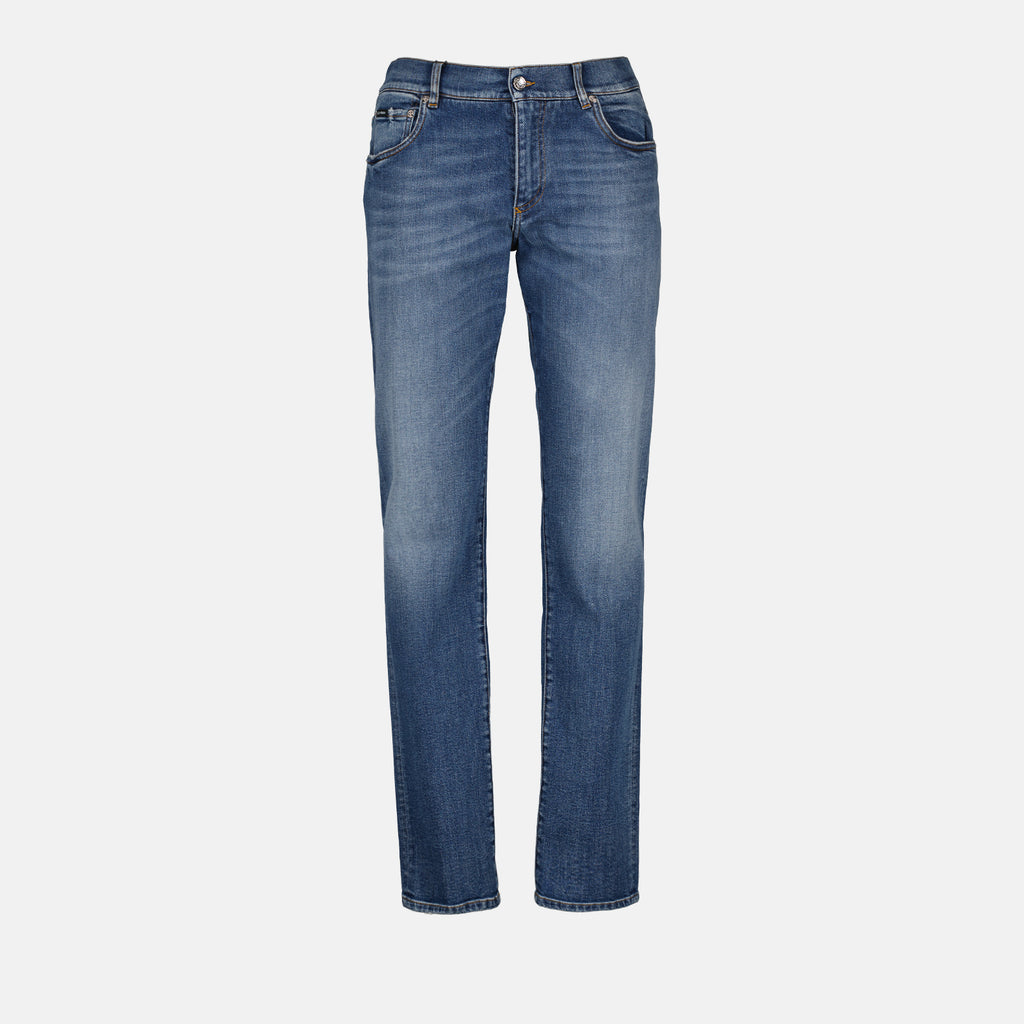 Pantalons Jean droit Dolce & Gabbana Bleu Homme