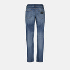 Pantalons Jean droit Dolce & Gabbana Bleu Homme