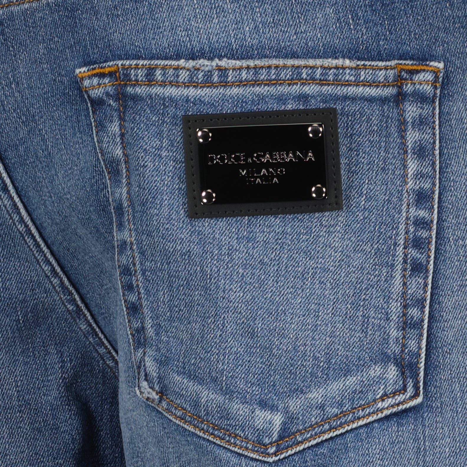 Pantalons Jean droit Dolce & Gabbana Bleu Homme