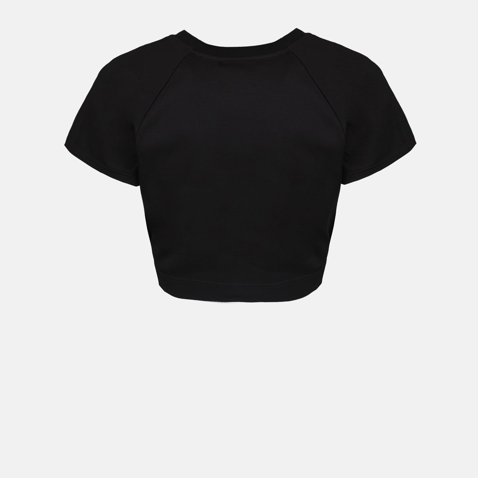 T-Shirts T-shirt à logo plaque Dolce & Gabbana Schwarz Femme