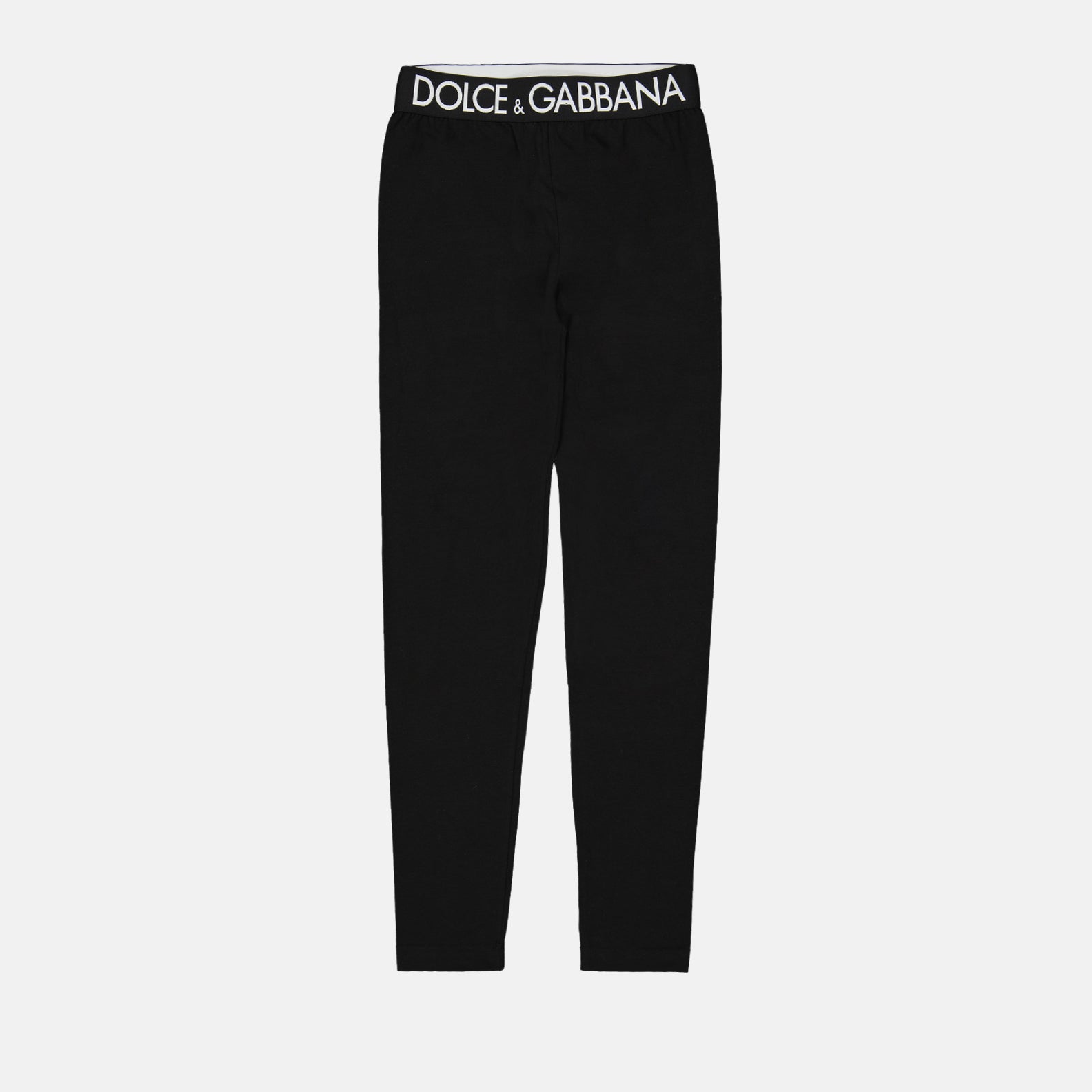 Pantalons Legging à logo Dolce & Gabbana Noir Femme