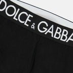Pantaloni Legging à logo Dolce & Gabbana Nero Femme