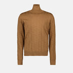 Prendas de punto Col roulé en soie Dolce & Gabbana Marrón Homme