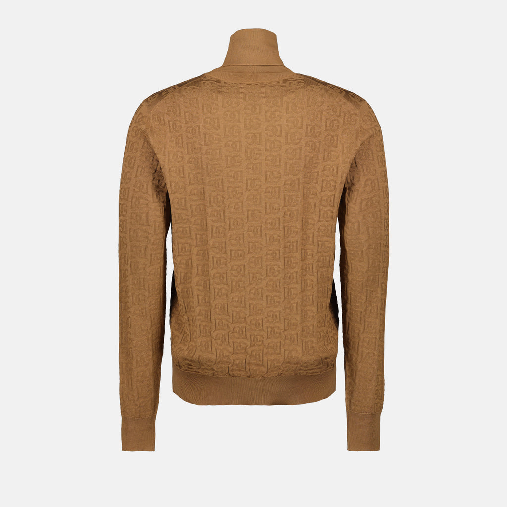 Prendas de punto Col roulé en soie Dolce & Gabbana Marrón Homme