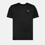 Camisetas T-shirt à logo plaque Dolce & Gabbana Negro Homme
