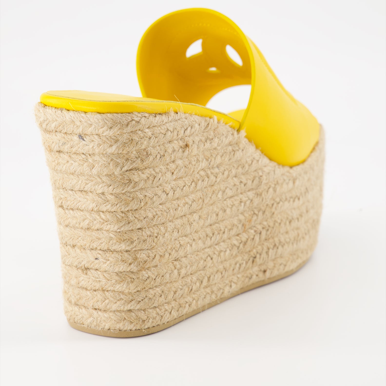 Compensées et plateformes Mules à plateforme DG Dolce & Gabbana Jaune Femme