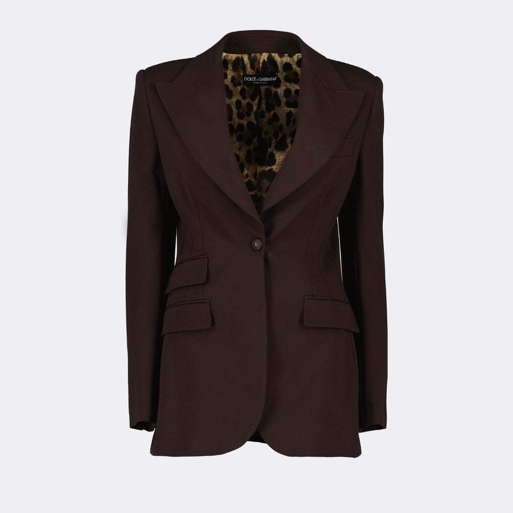 Jacken Veste blazer Turlington Dolce & Gabbana Braun Homme