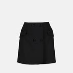 Jupes Jupe en laine Dolce & Gabbana Noir Femme
