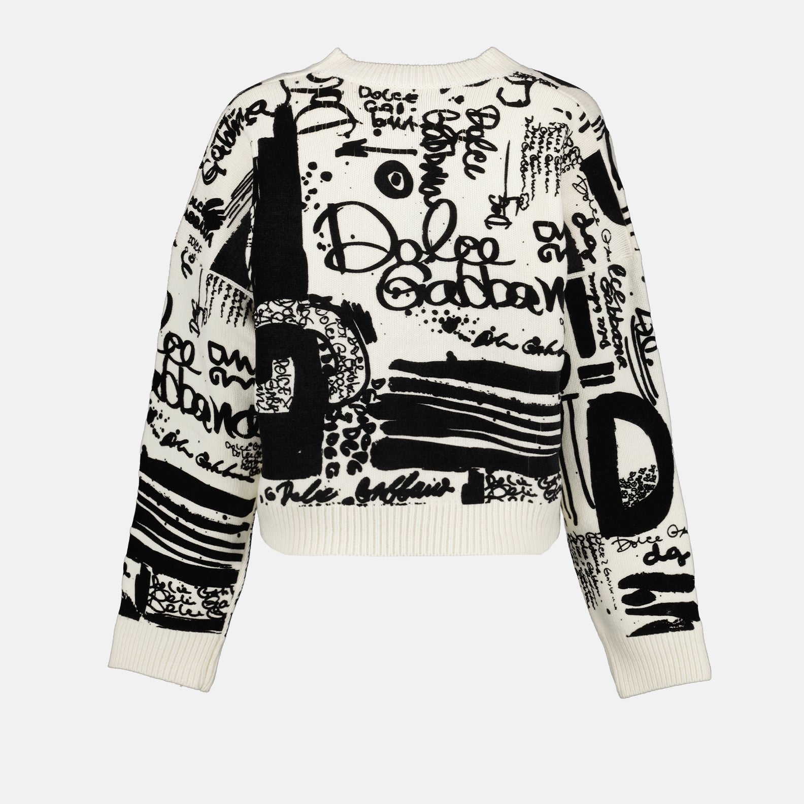 Maglieria Pull DG en laine Dolce & Gabbana Bianco Femme