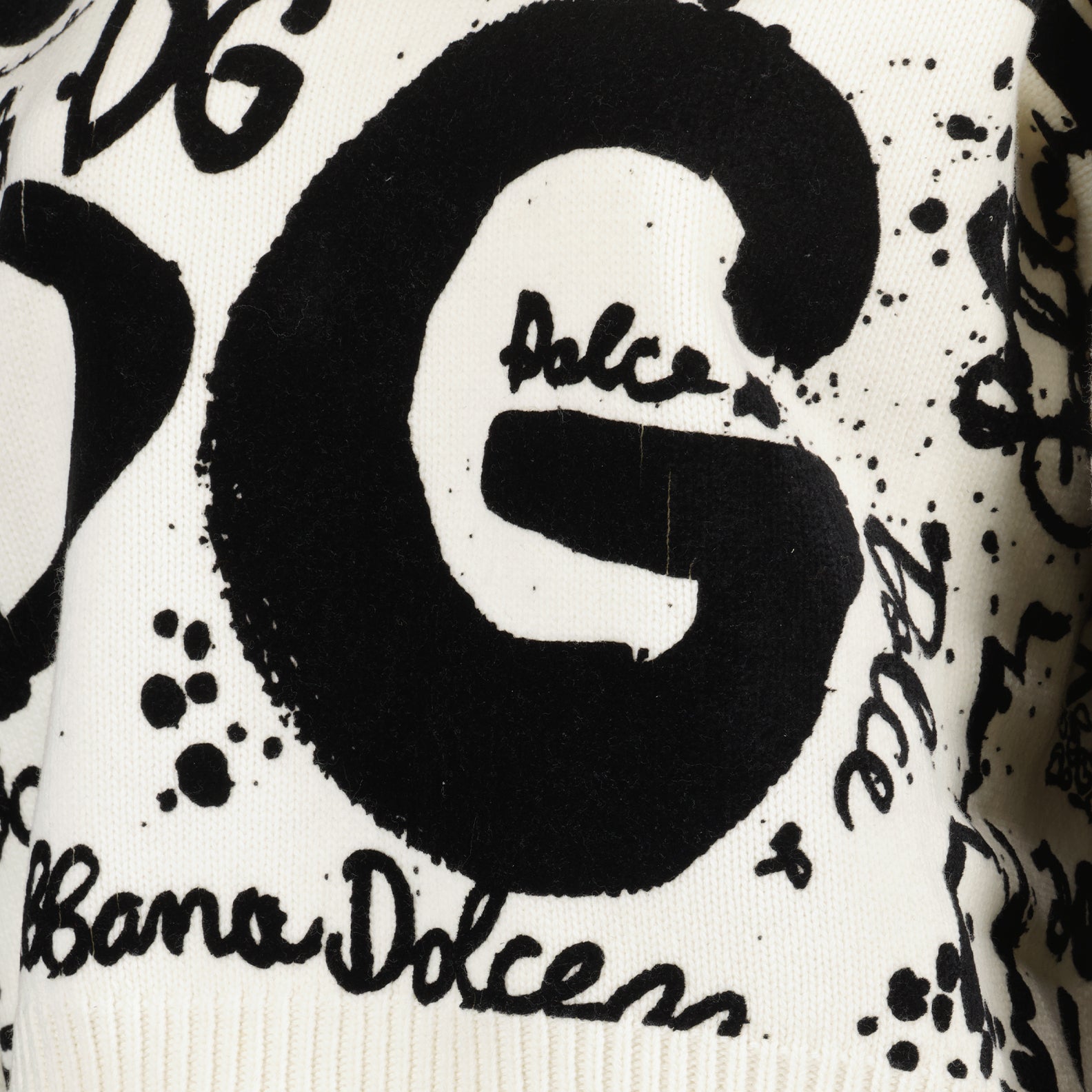 Maglieria Pull DG en laine Dolce & Gabbana Bianco Femme