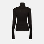 Maille Pull DG en laine Dolce & Gabbana Noir Femme