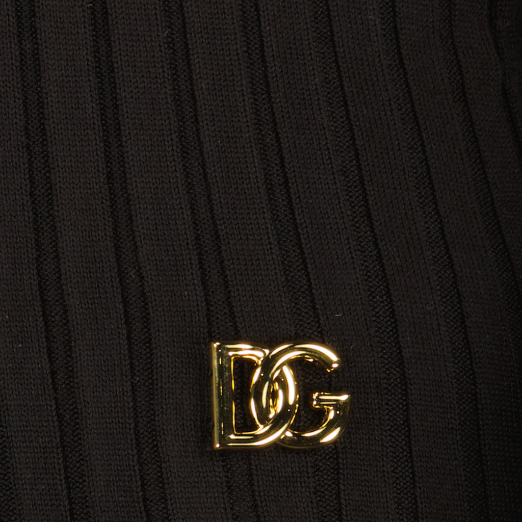 Maille Pull DG en laine Dolce & Gabbana Noir Femme