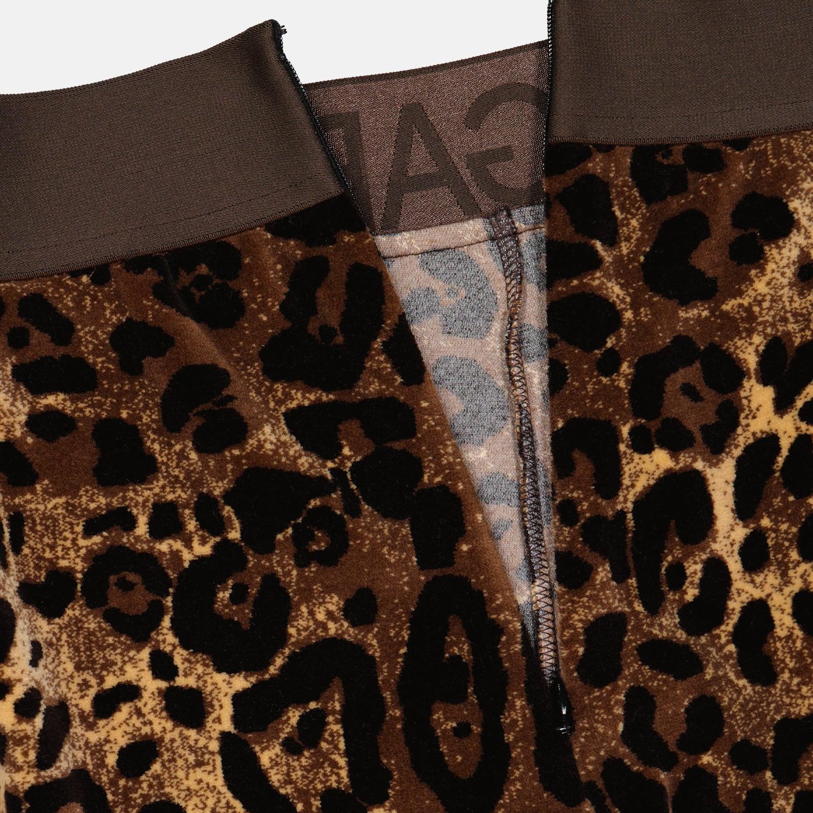 Pantalons Legging imprimé léopard Dolce & Gabbana Marron Femme