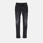 Pantalons Jean gris délavé Dolce & Gabbana Gris Homme