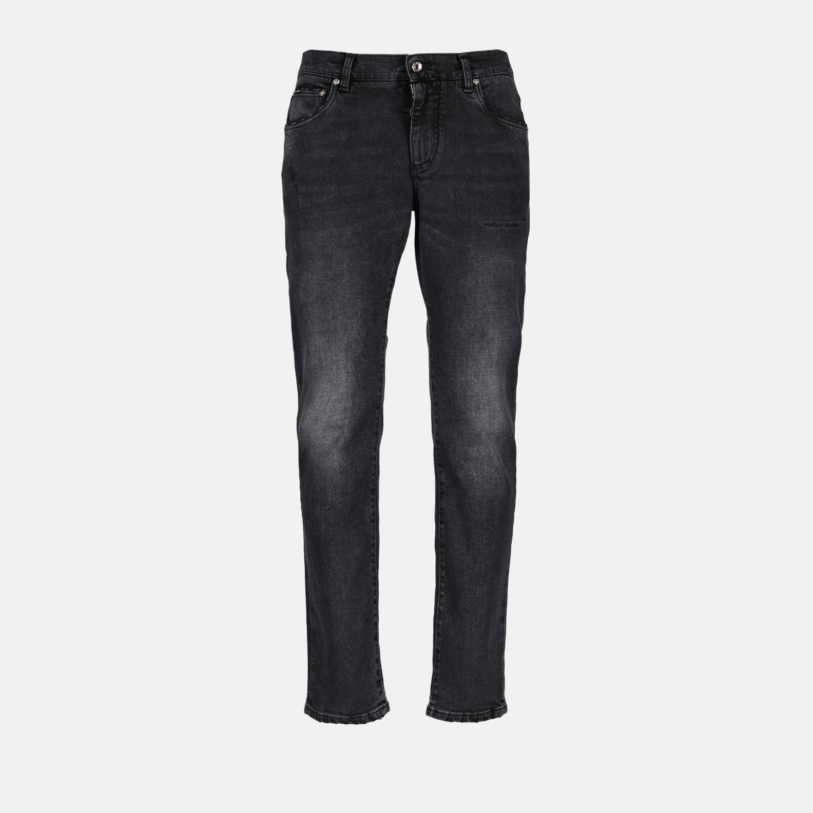 Pantalons Jean gris délavé Dolce & Gabbana Gris Homme