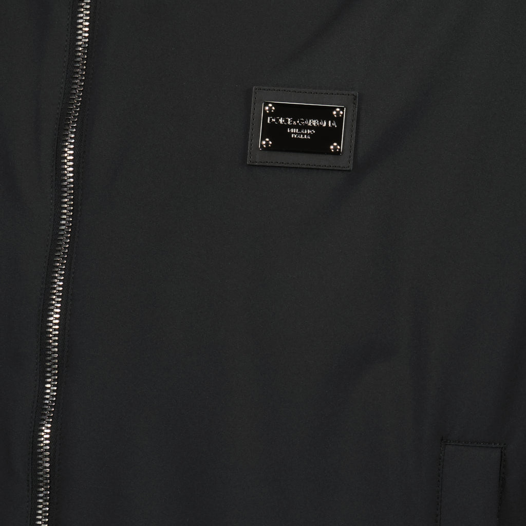 Jaquetas Coupe-vent à logo plaque Dolce & Gabbana Preto Homme