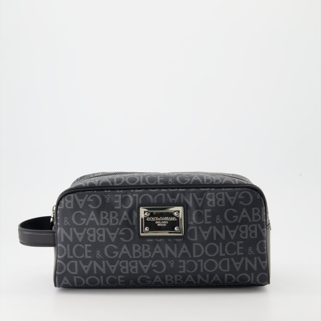 파우치 Trousse de toilette monogrammée Dolce & Gabbana 회색 Homme