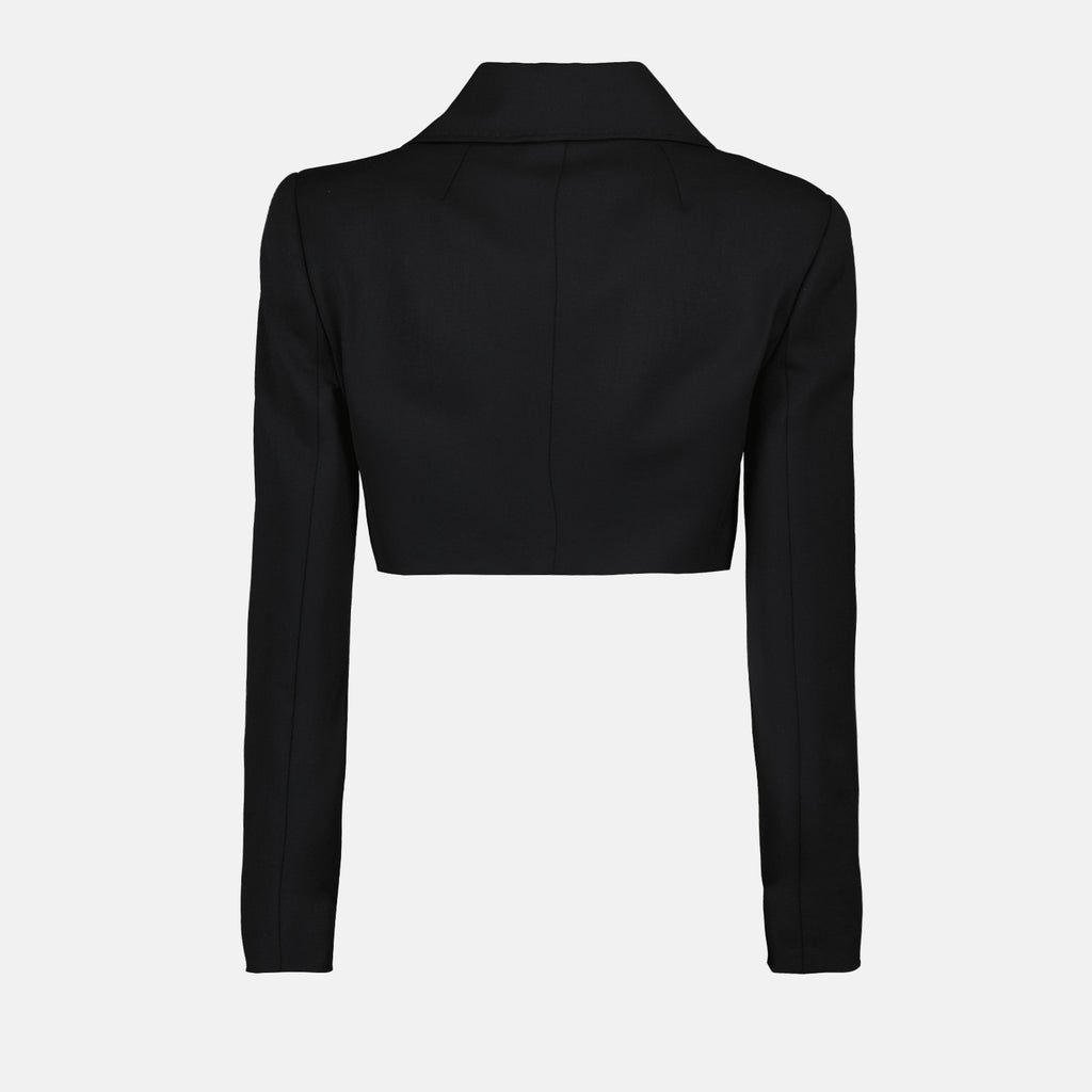 Vestes Veste crop Dolce & Gabbana Noir Femme