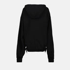 Felpe Sweat à capuche à logo plaque Dolce & Gabbana Nero Femme