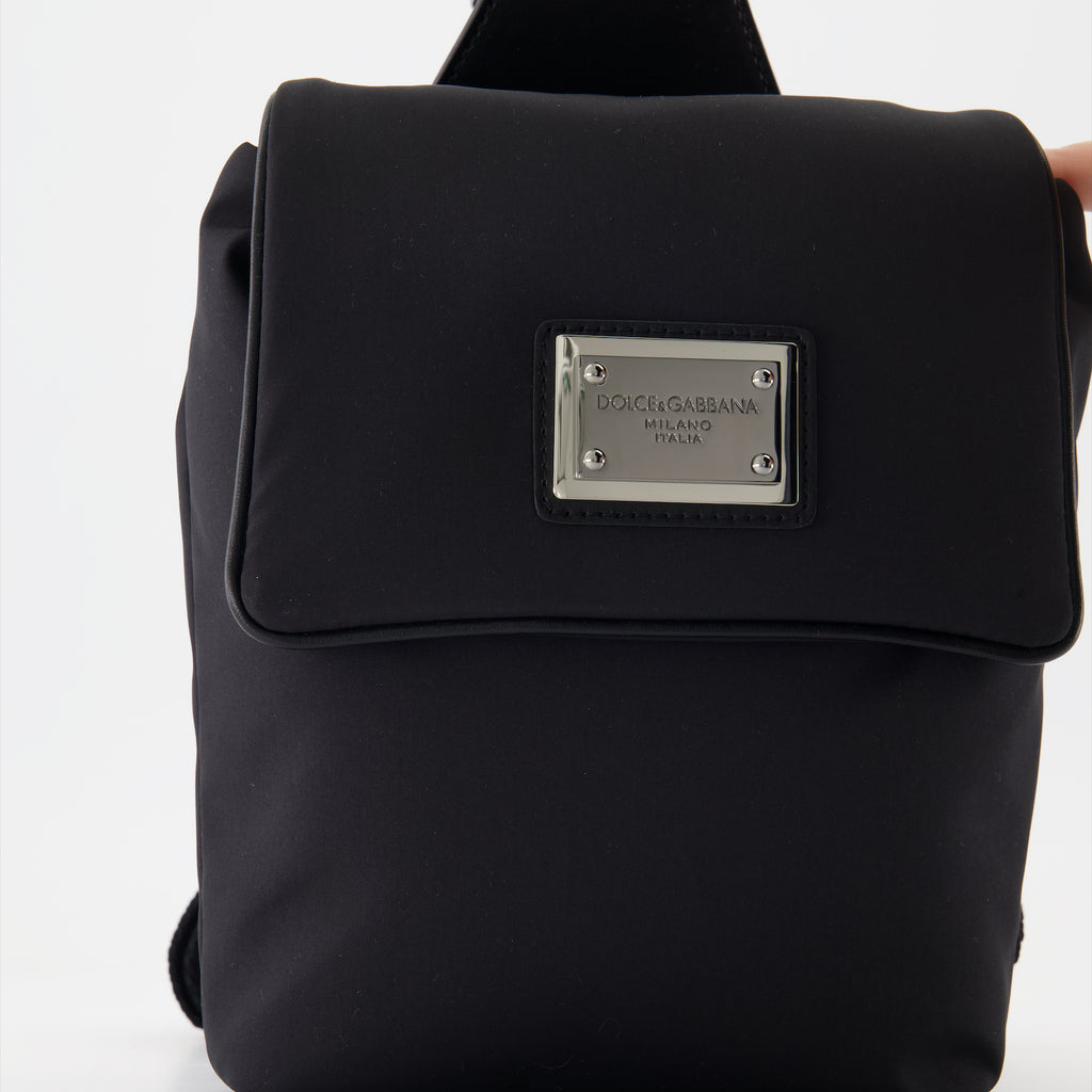 벨트백 Sac banane en nylon Dolce & Gabbana 검은색 Homme